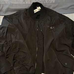 PINK Victoria's Secret Black Bomber Jacket